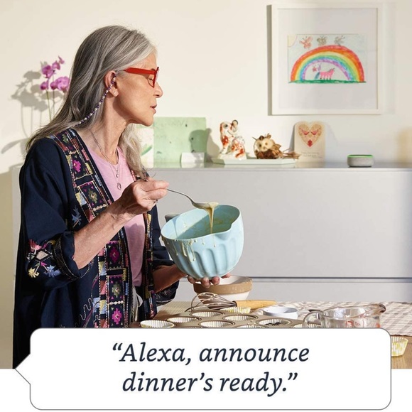 NEW Echo Dot (3rd Gen) - Smart speaker with Alexa - Charcoal - Picture 6 of 9